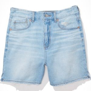 AE Dreamy Drape Denim Highest Waist Baggy Short
